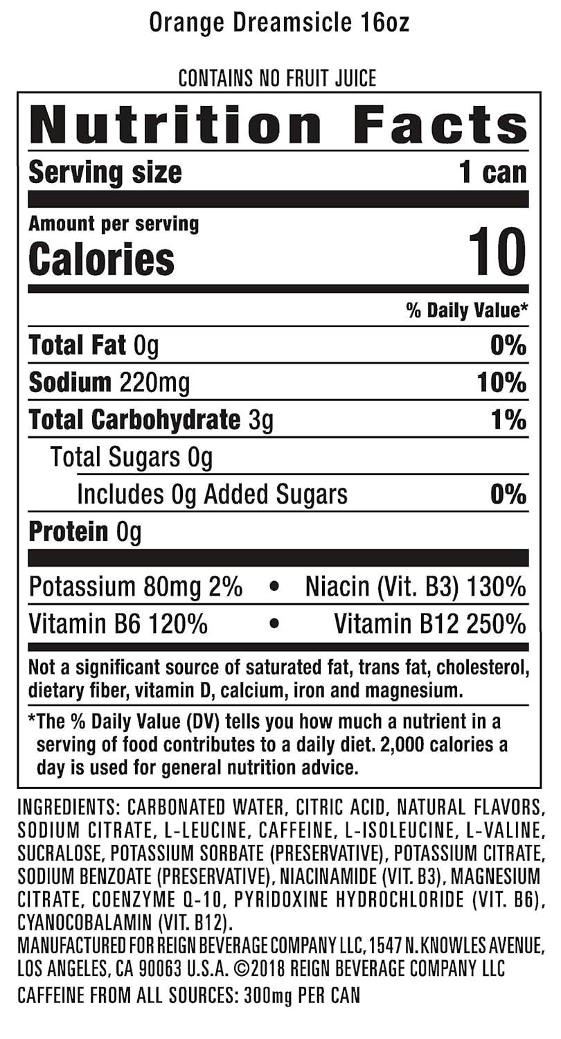 Total Body Fuel Orange Dreamsicle Fitness & Performance Drink 16 Fl Oz Pack of 12