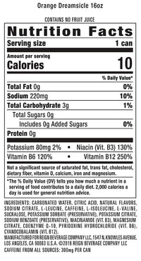 Total Body Fuel Orange Dreamsicle Fitness & Performance Drink 16 Fl Oz Pack of 12