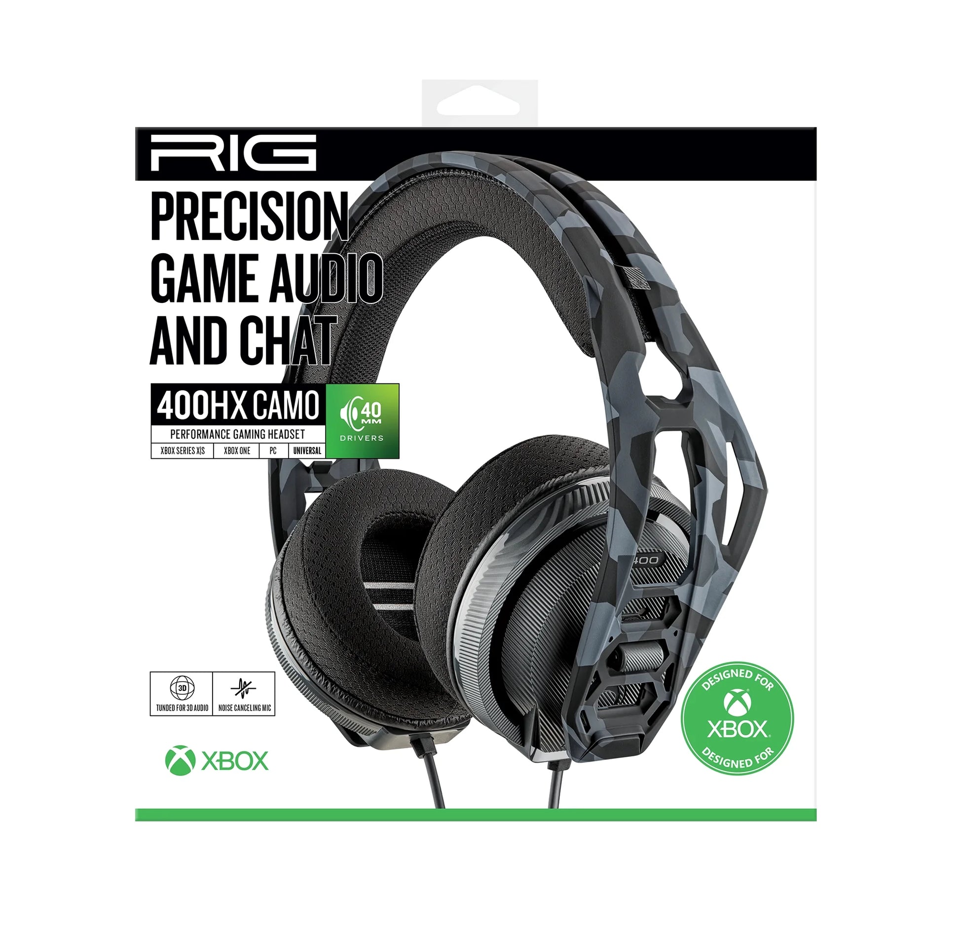 400 HX Xbox Gaming Headset for Xbox, Playstation, PC & Mobile, Camo