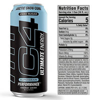 C4 Ultimate Sugar Free Energy Drink 16Oz Pack of 12