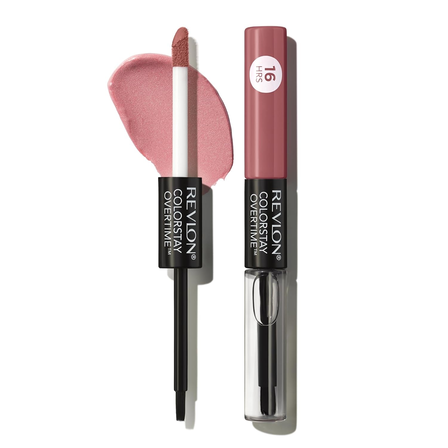 Revlon Liquid Lipstick with Clear Lip Gloss Dual Ended with Vitamin E