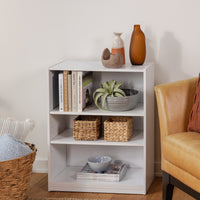 Mainstays 3-Shelf Bookcase with Adjustable Shelves