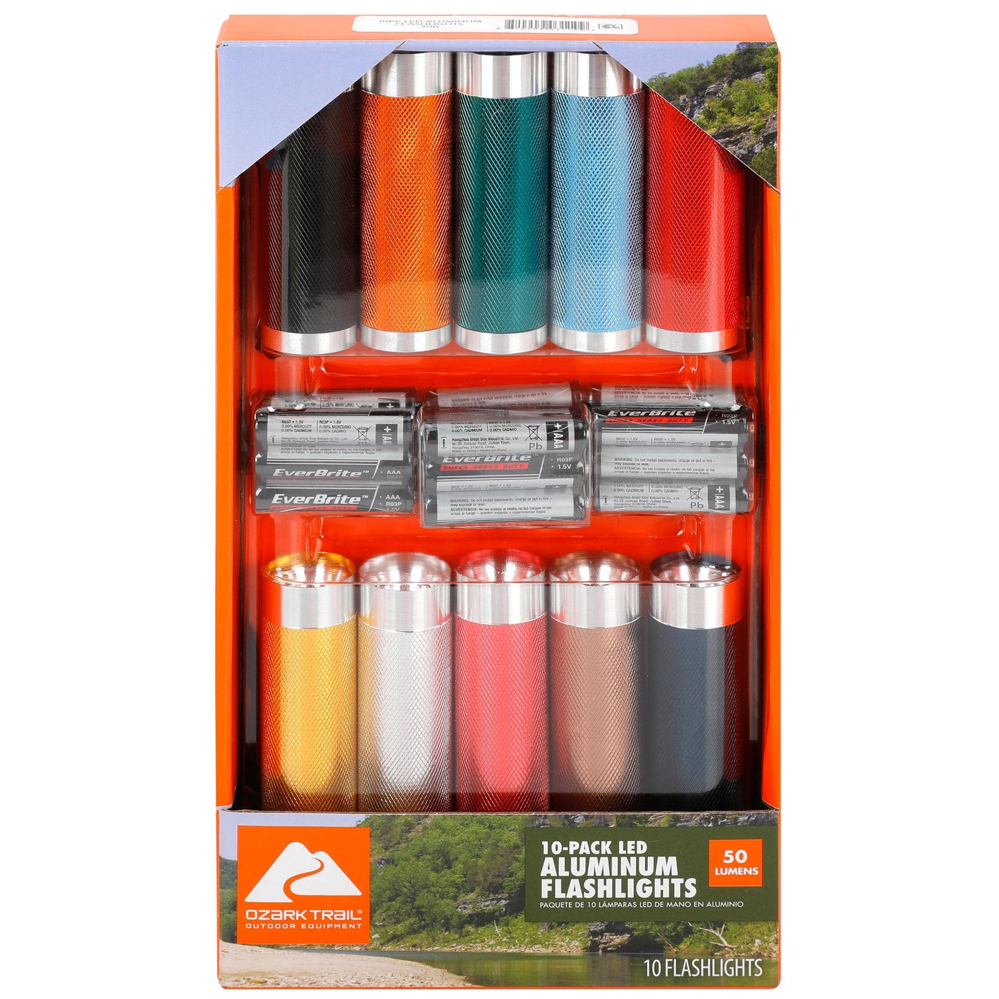 Ozark Trail LED Flashlights 10-Pack