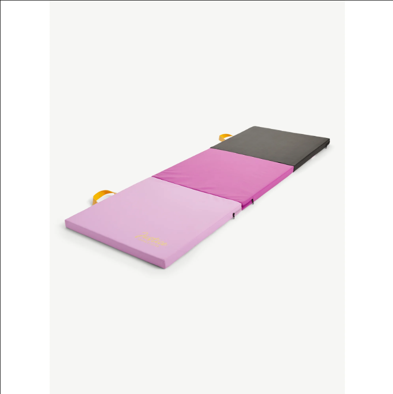 Justice 6' Three Folding Gymnastics Mat with Carry Handles