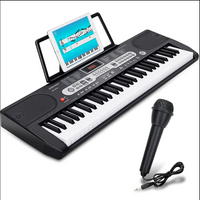 61 Key Piano Keyboard Portable Electric Keyboard with Microphone