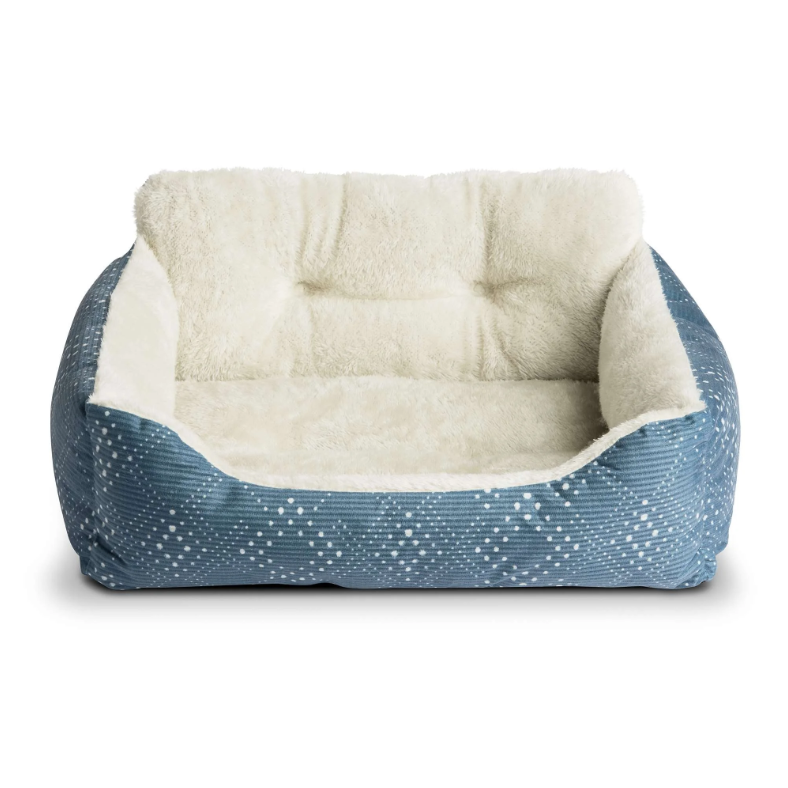 Vibrant Life Lounger Small Dog or Cat Bed, 21" x 17"