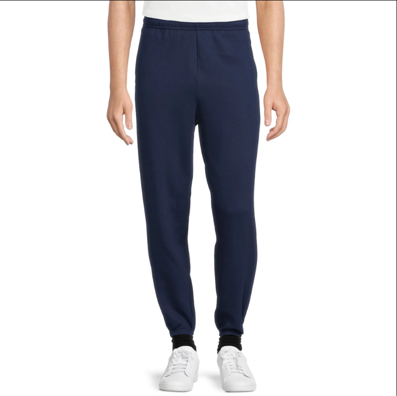 Athletic Works Men's & Big Men's Fleece Elastic Bottom Sweatpants