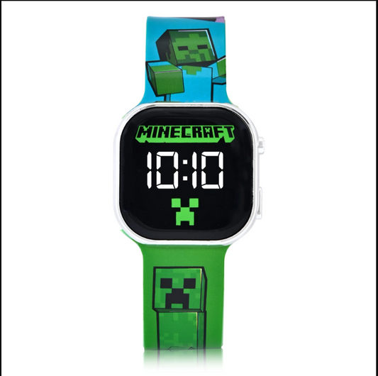 MinecraftUnisex Children's LED Watch