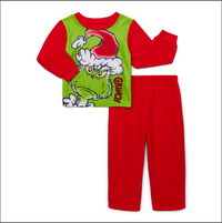 Character Toddler Long Sleeve Top and Pants, 2-Piece Pajama Set