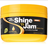 Shine N Jam Extra Hold Conditioning Styling & Braiding Gel, 4oz.