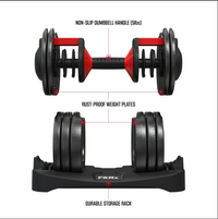 FitRx SmartBell, Quick-Select Adjustable Dumbbell