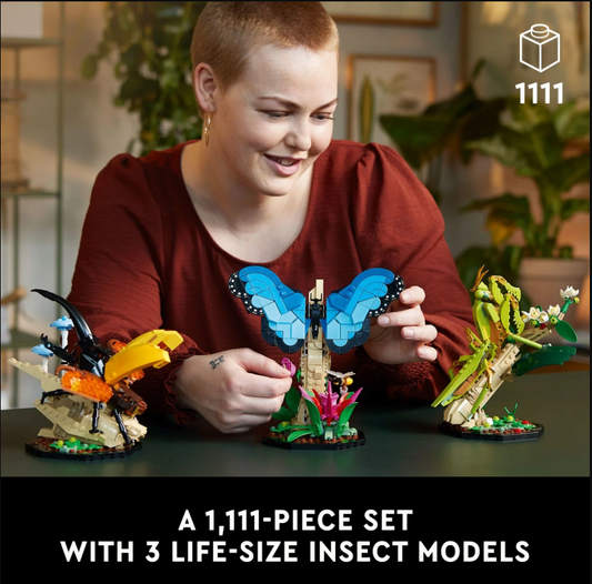 The Insect Collection, Fun Gift for Nature Lovers, Bug Building Set