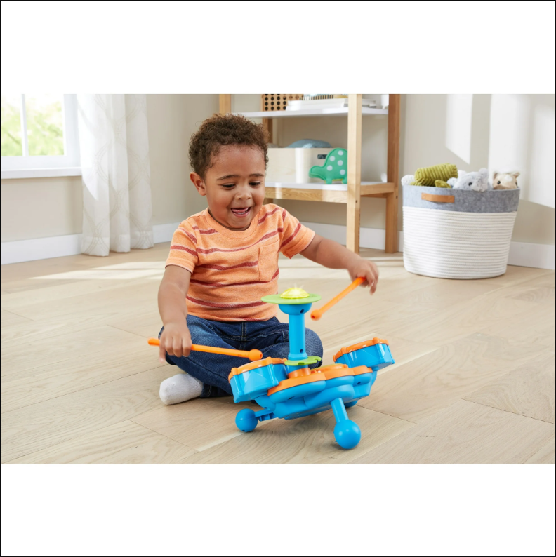 Drum Set Toy Musical Instruments with Accessories Included, Baby and Toddler Toys