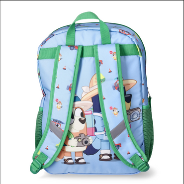 Family Trip Kids 17" Laptop Backpack 2-Piece Set with Lunch Bag