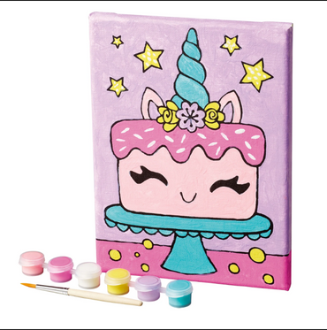 Paint Your Own Mermaid and Cupcake Canvas Assortment