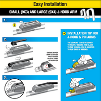 Rain-X Latitude Water Repellency 2-IN-1 Windshield Wiper Blade 24"