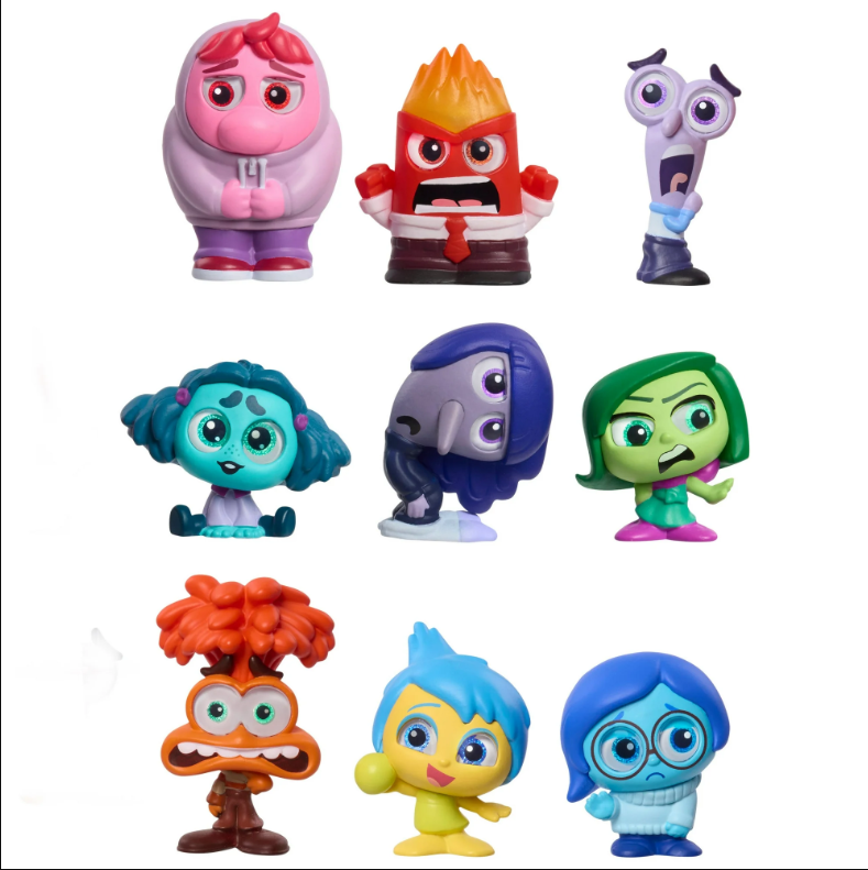 Disney Doorables Inside Out 2 Collection Peek, 9 Exclusive 1.5-inch Collectible Figurines