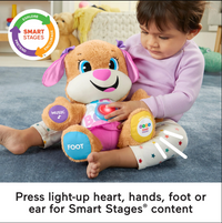 Laugh & Learn Smart Stages Sis Puppy Plush Learning Toy