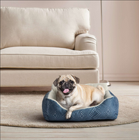 Vibrant Life Lounger Small Dog or Cat Bed, 21" x 17"