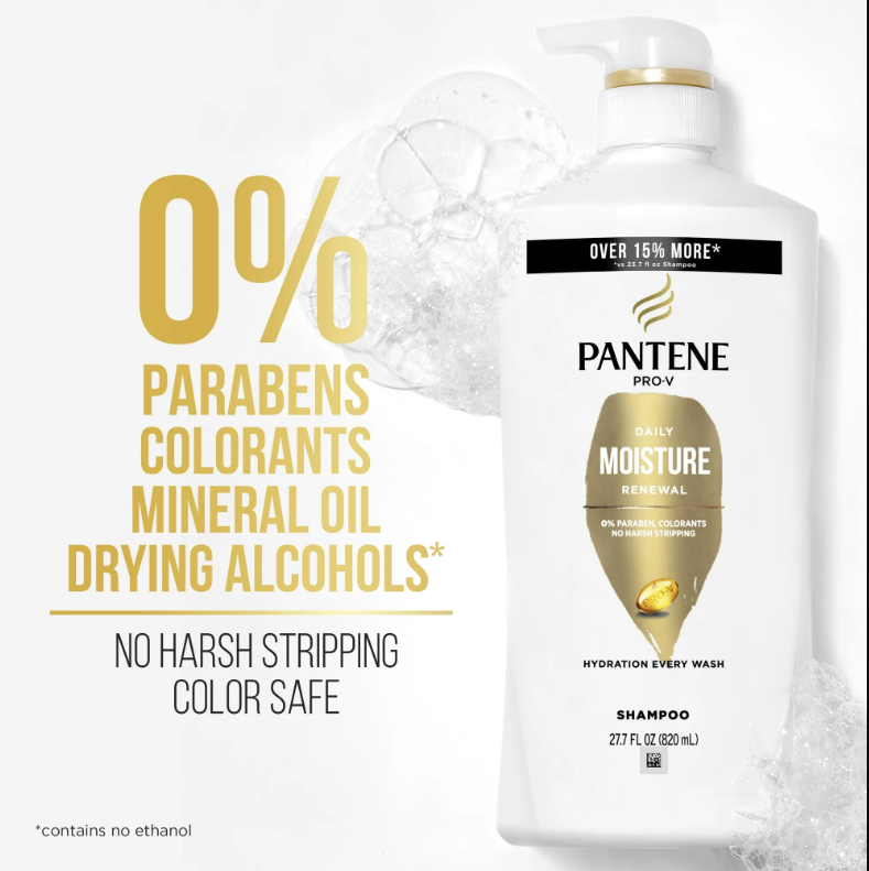 Pantene Pro-V Daily Moisture Renewal Shampoo, 27.7 oz