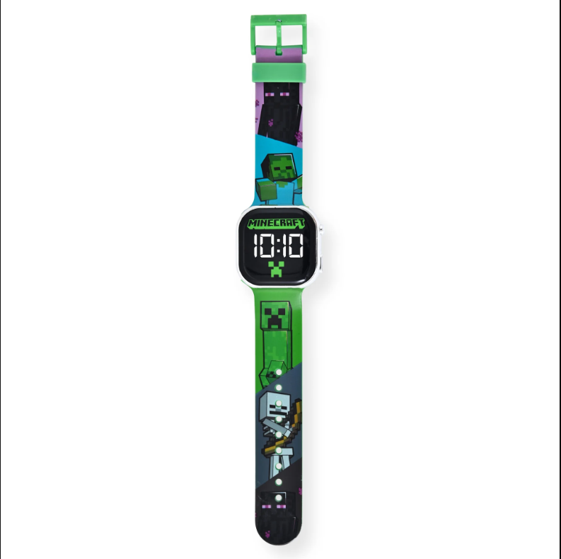 MinecraftUnisex Children's LED Watch