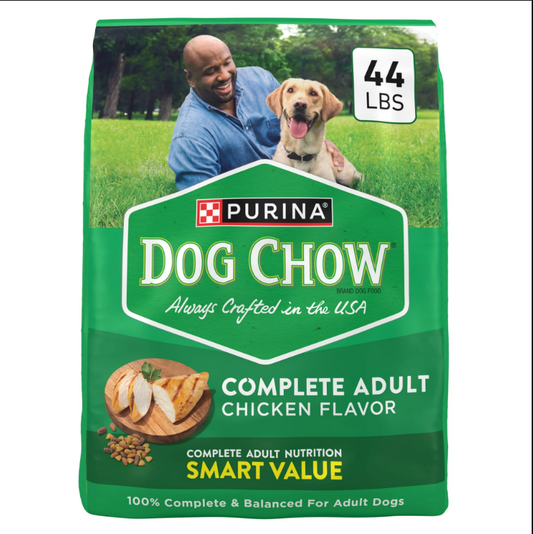 Purina Dog Chow Complete Adult Dry Dog Food, 44 lb Bag