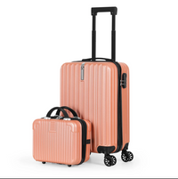 2PCS Luggage Two Piece Rolling Luggage Set Lightweight With Hook