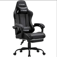 GTWD-200 Ergonomic Gaming Chair with Adjustable Pillows and Footrest