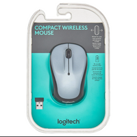 Compact Wireless Mouse 2.4 Ghz with USB Unifying Receiver