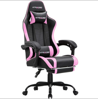 GTWD-200 Ergonomic Gaming Chair with Adjustable Pillows and Footrest