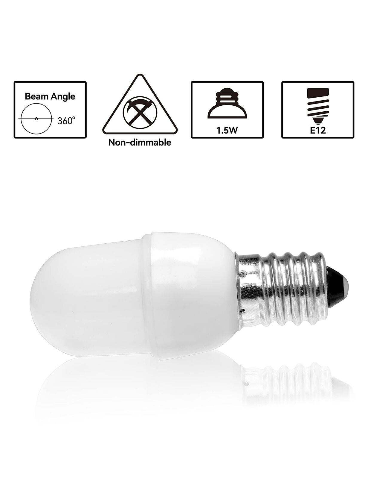 4Pack 15 Watt LED Night Light Bulb