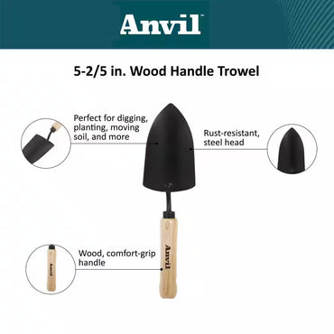 5-2/5 In. Wood Handle Trowel