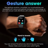 1.85-Inch Smartwatch with Answer/Make Calls/100 Sports Modes IP67 Waterproof