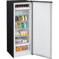 7 Cu. Ft. Convertible Upright Freezer/Refrigerator in Stainless Steel