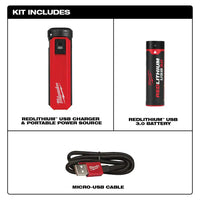 REDLITHIUM USB Charger and Portable Power Source Kit