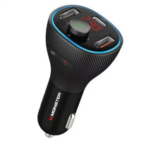 Bluetooth FM Transmitter with Dual Charging Type-C PD QC3.0