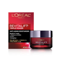 L'Oreal Paris Revitalift Triple Power Anti-Aging Face Moisturizer 1.7 Oz