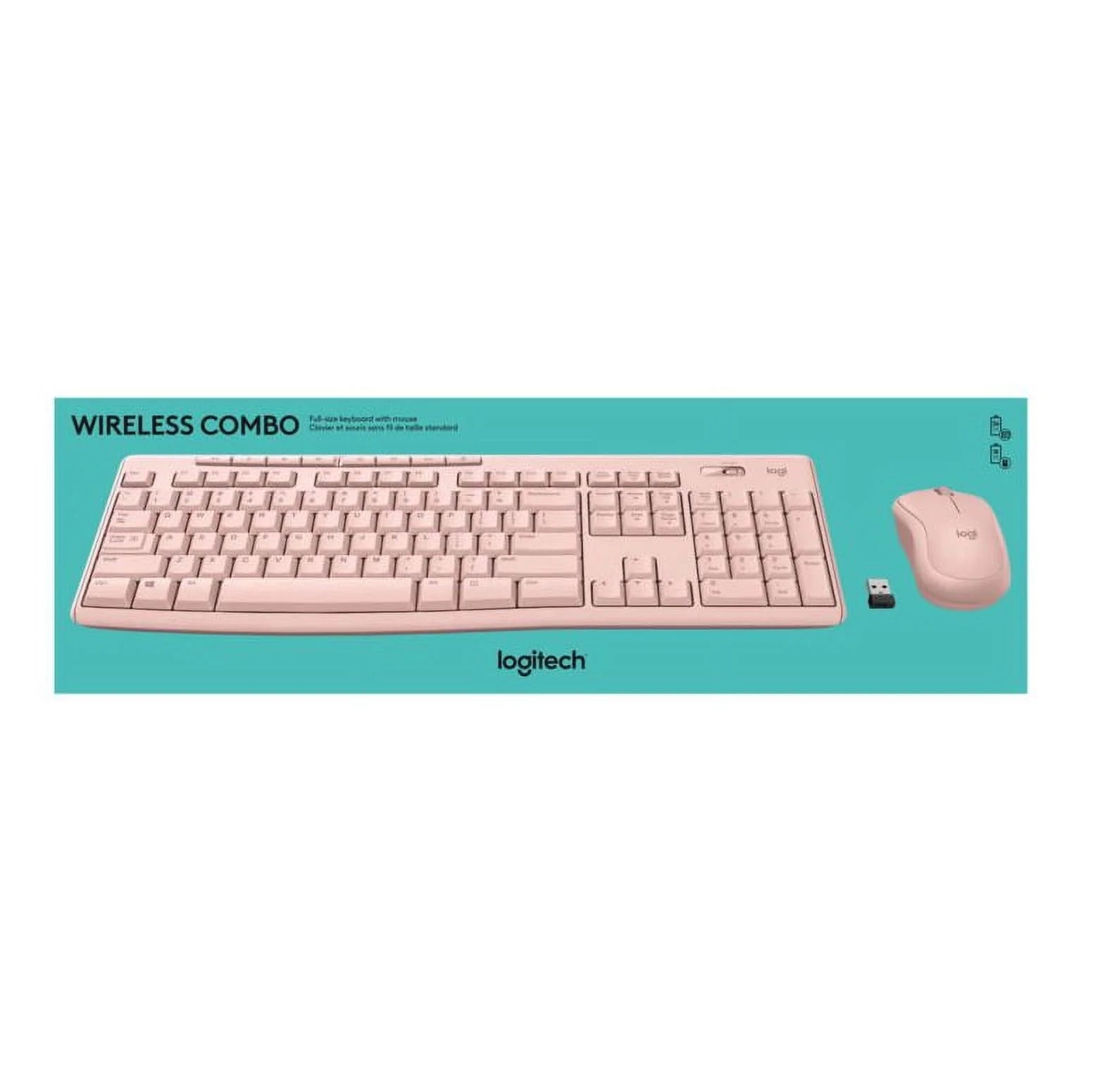 Wireless Keyboard and Mouse Combo for Windows 2.4 Ghz Wireless