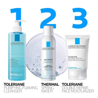 La Roche-Posay Toleriane Purifying Foaming Facial Cleanser Oil Free Face Wash for Oily Skin