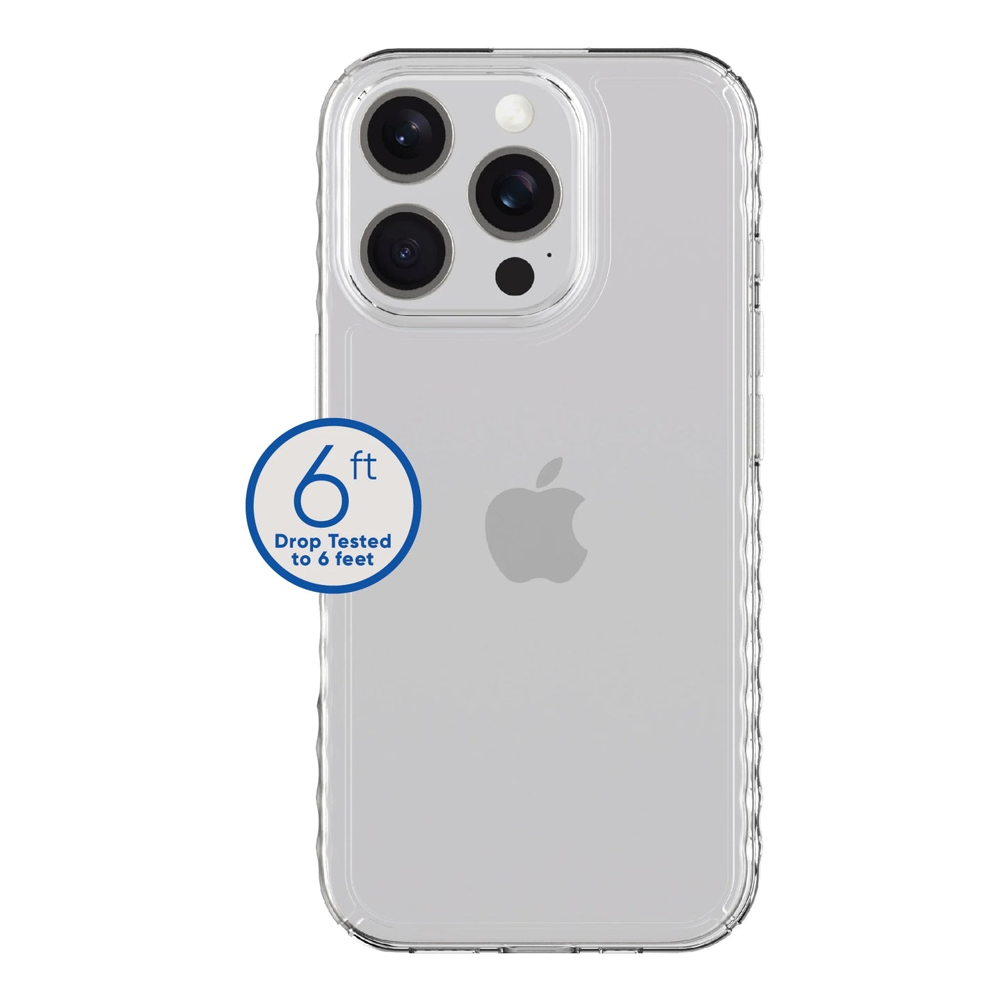 Protective Gel Phone Case for Iphone 16 Pro - Clear