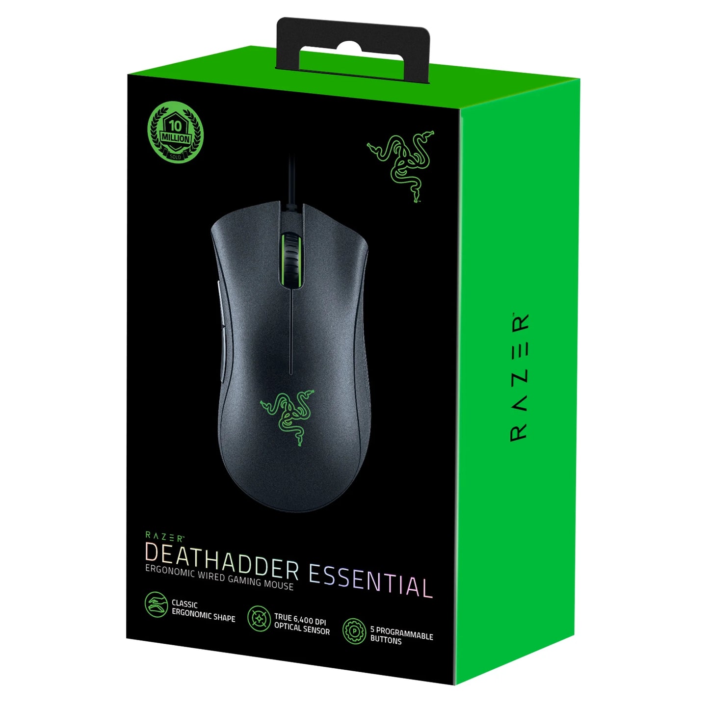 Deathadder Essential Wired Optical Gaming Mouse for PC 5 Buttons