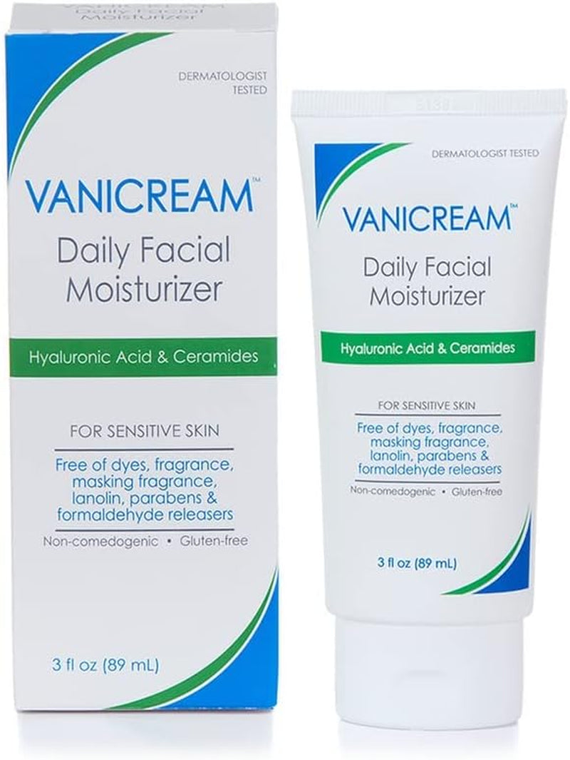 Vanicream Daily Facial Moisturizer with Ceramides 3 Fl Oz (Pack of 1)