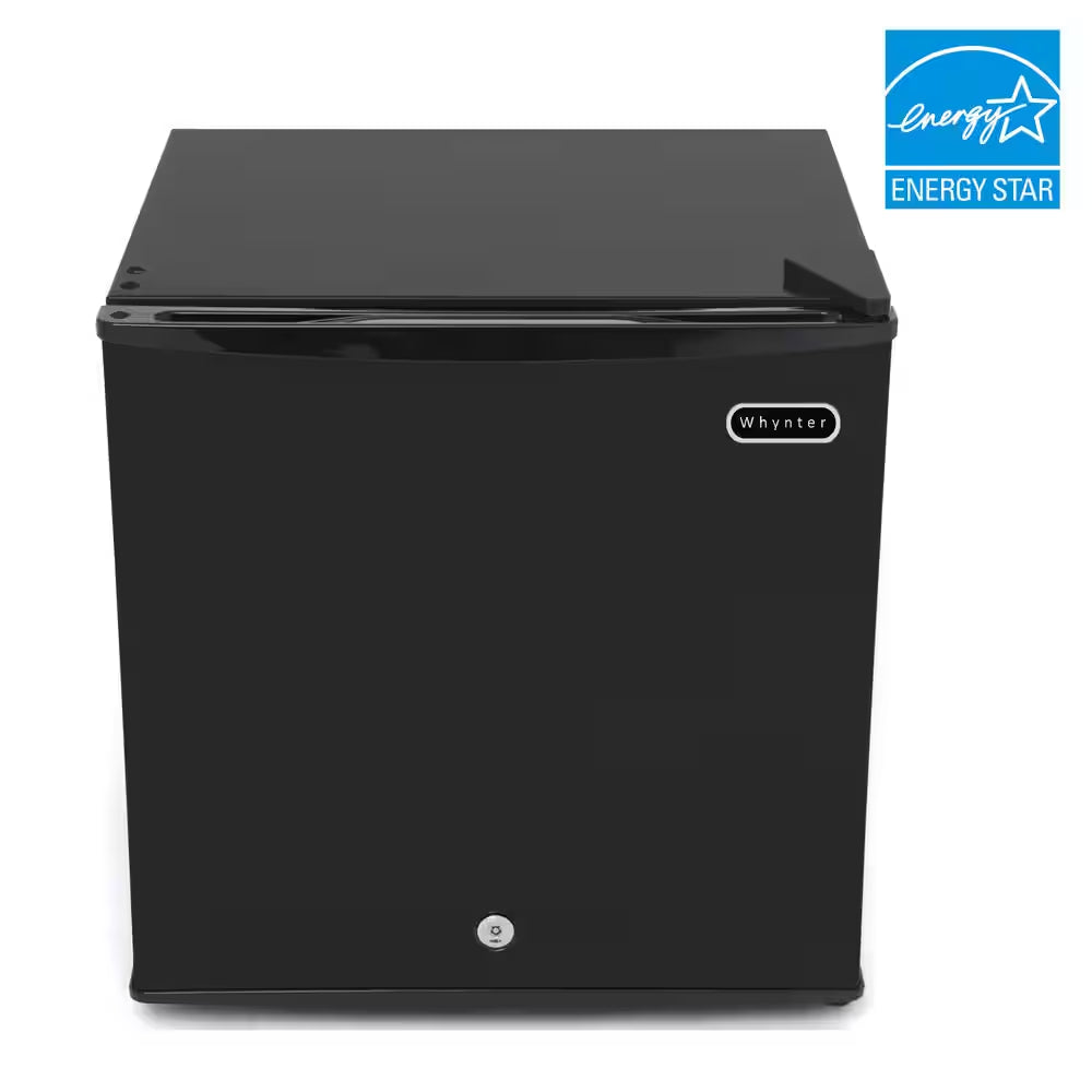 1.1 Cu. Ft. Portable Freezer in Black with Lock, ENERGY STAR