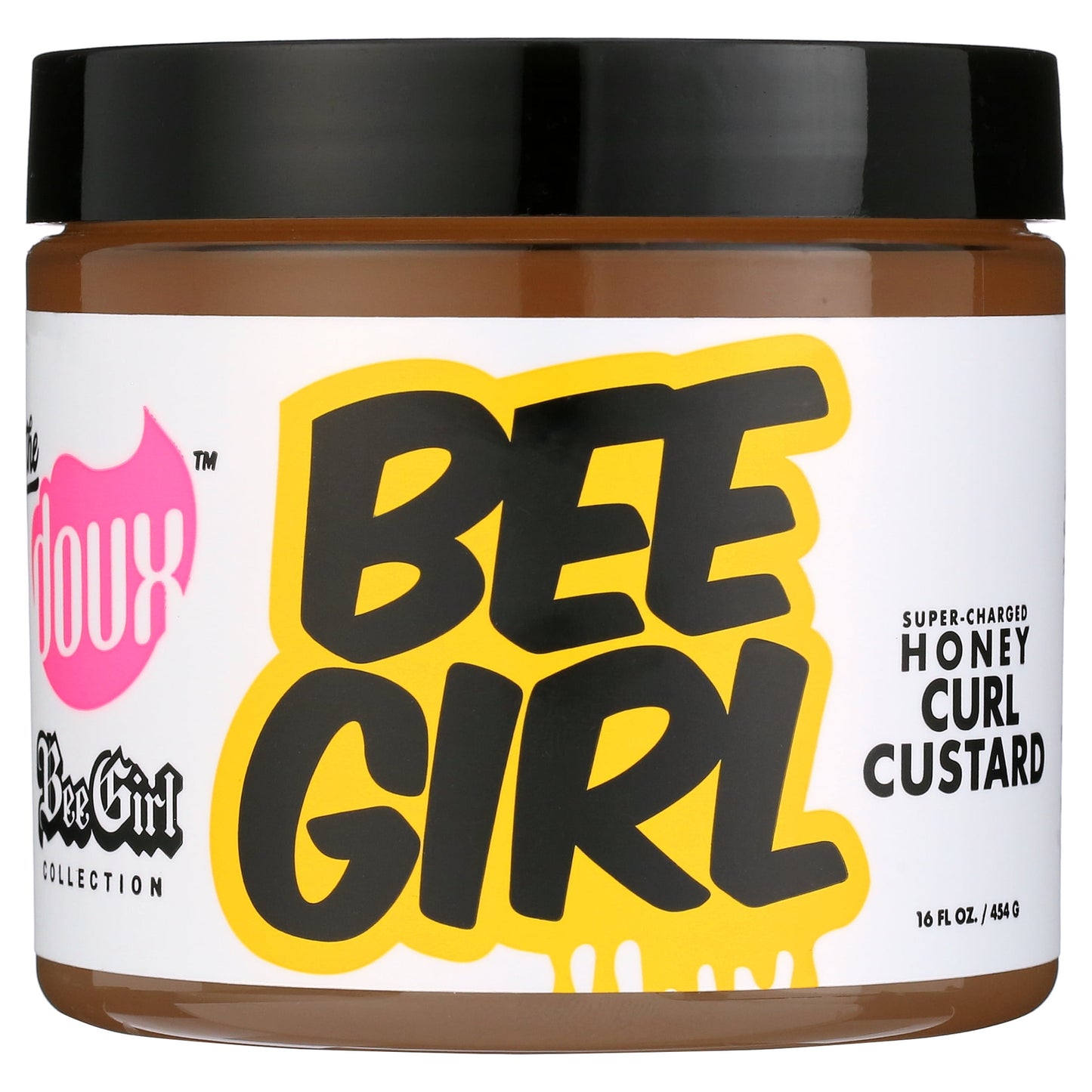 The Doux Bee Girl Honey Curl Custard 16 oz, Moisturizing, Female