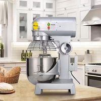 15 Qt. Commercial Food Mixer Adjustable Spiral Mixer with Stainless Steel Bowl