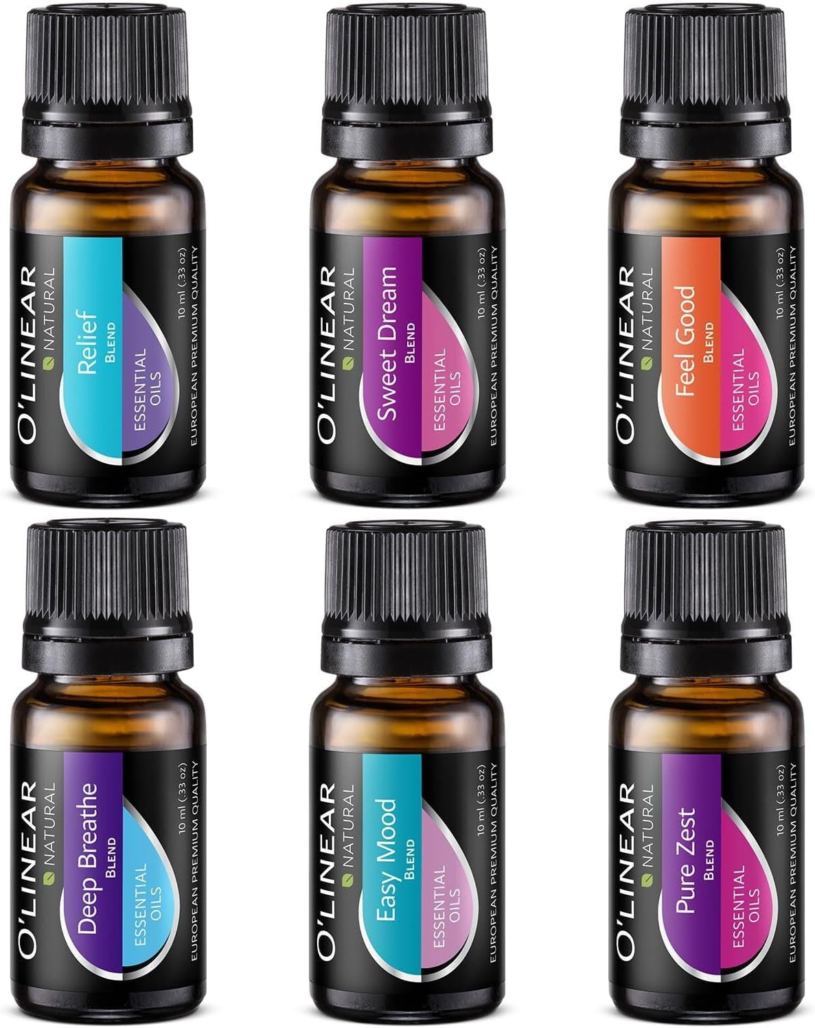 Essential Oils 6 Blends Set Perfect for Humidifiers and Diffusers