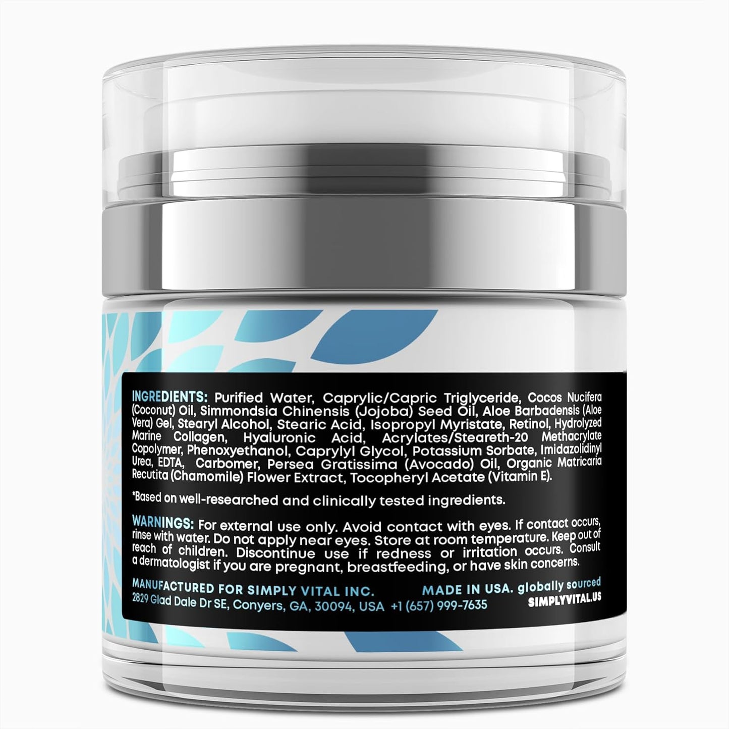 SimplyVital Collagen Anti-Aging Face Moisturizer Cream - 1.7 Fl.Oz.