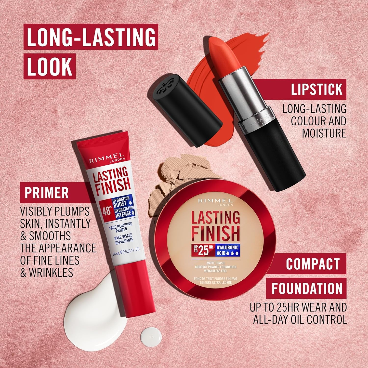 Rimmel Lasting Finish Lipstick - up to 8 Hours of Intense Lip Color