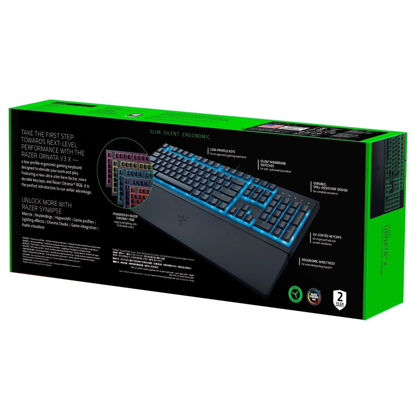 Ornata V3 X Full-Size Wired Membrane Gaming Keyboard for PC