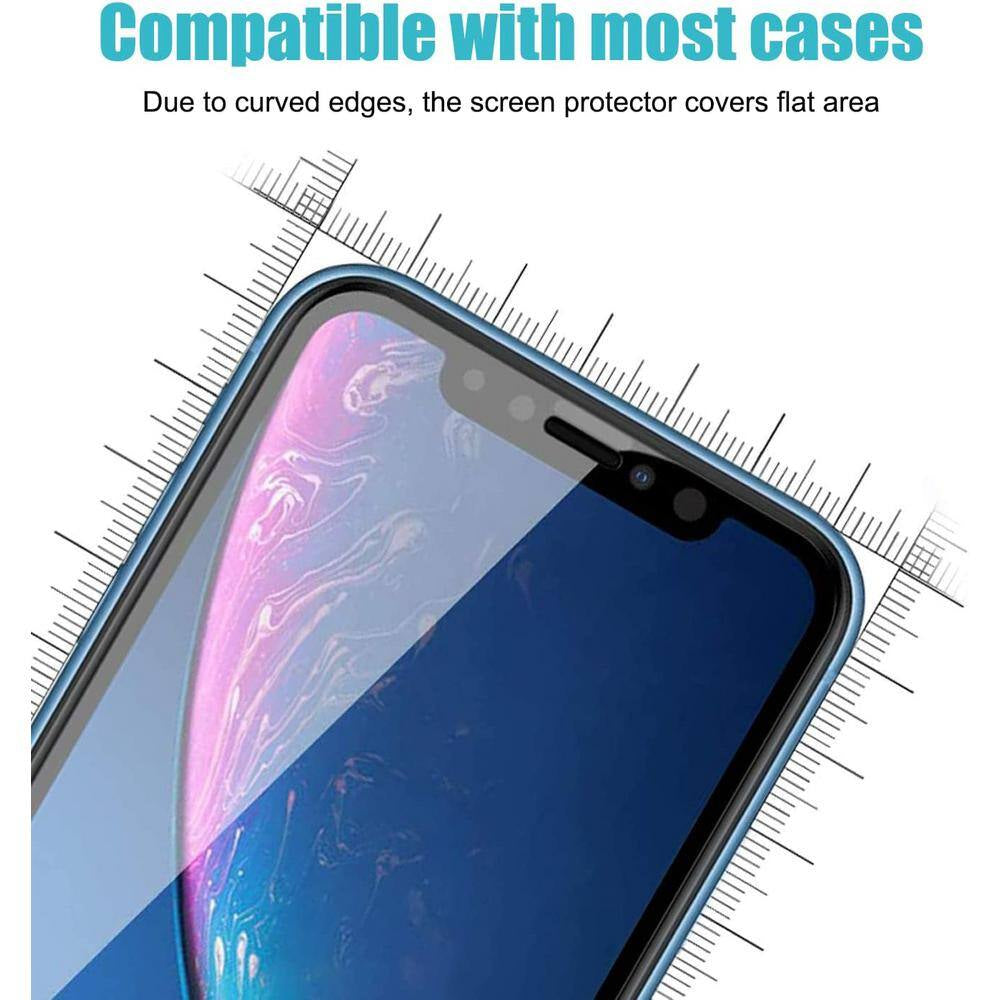 Screen Protector Tempered Glass with Anti-Spy 6.1 In. Display for Iphone 11/Iphone XR